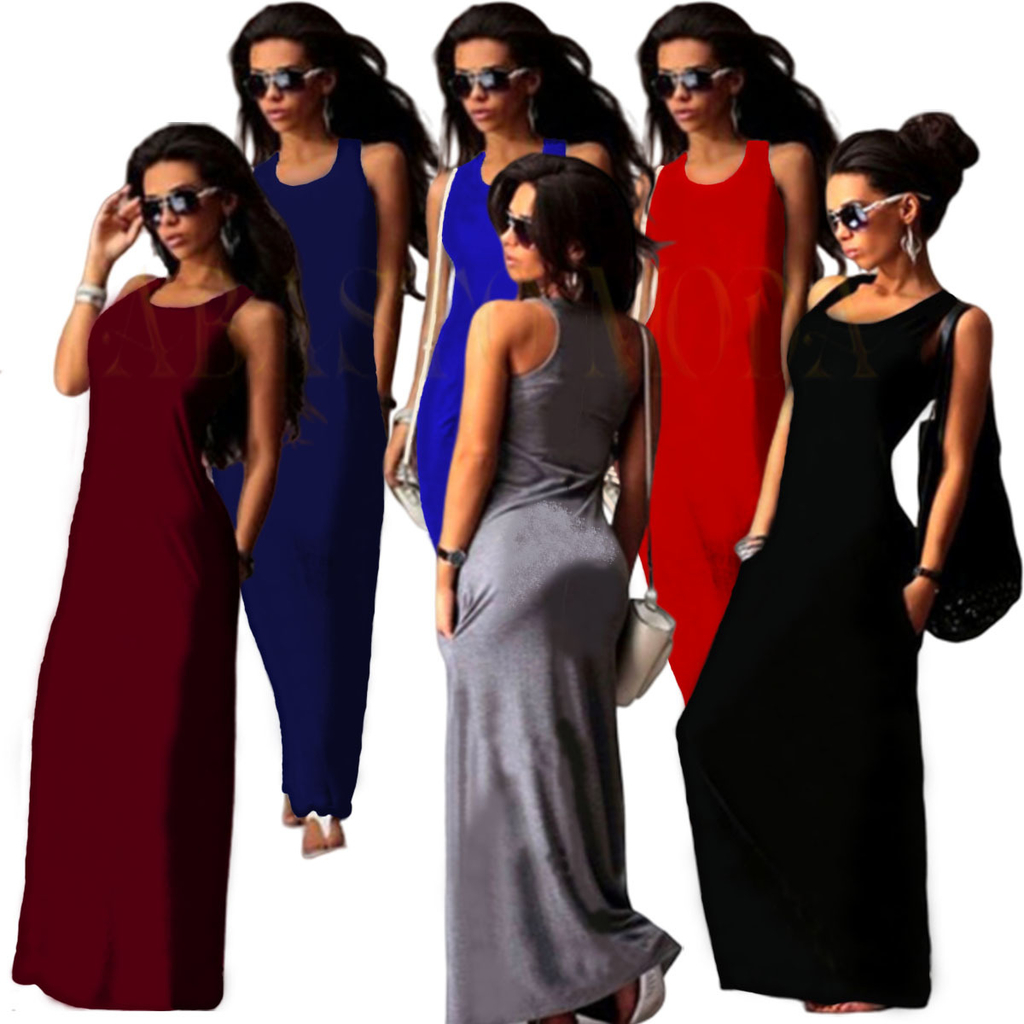 Vestidos Largos De Mujer Vienen Hasta El Talle 4xl
