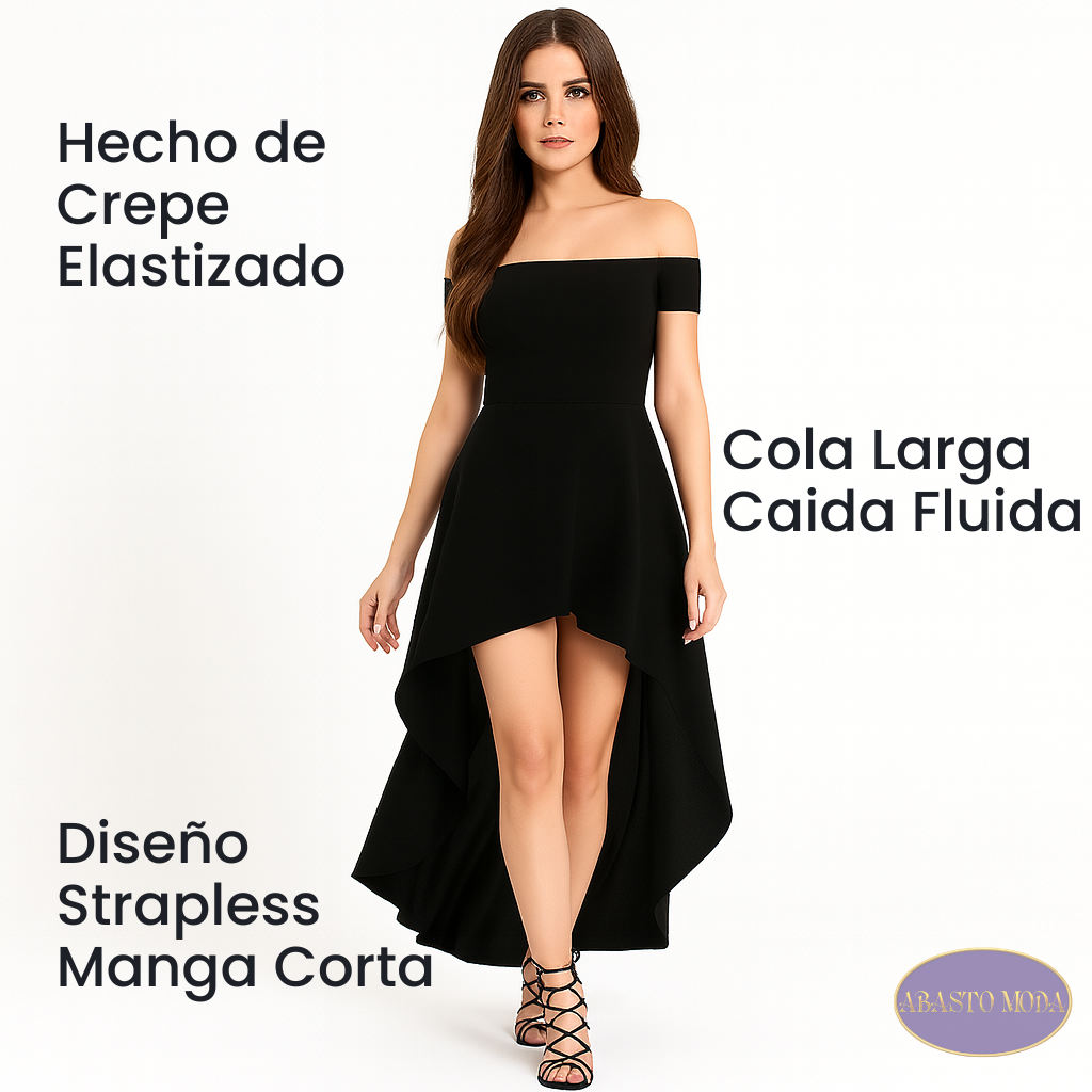 Vestidos De Fiesta Moderno Casual Coctel Asimetrico