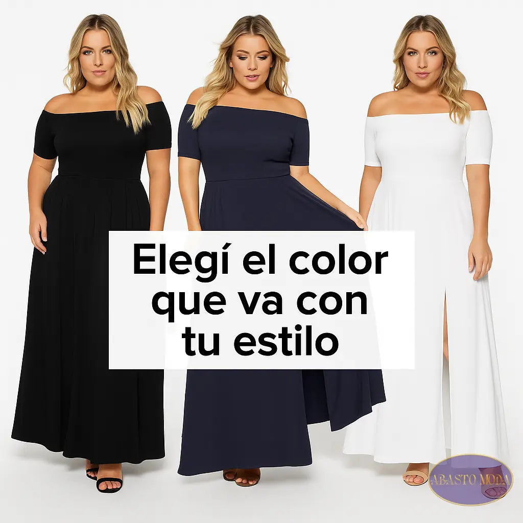 Vestido Largo de Fiesta Con Tajo
