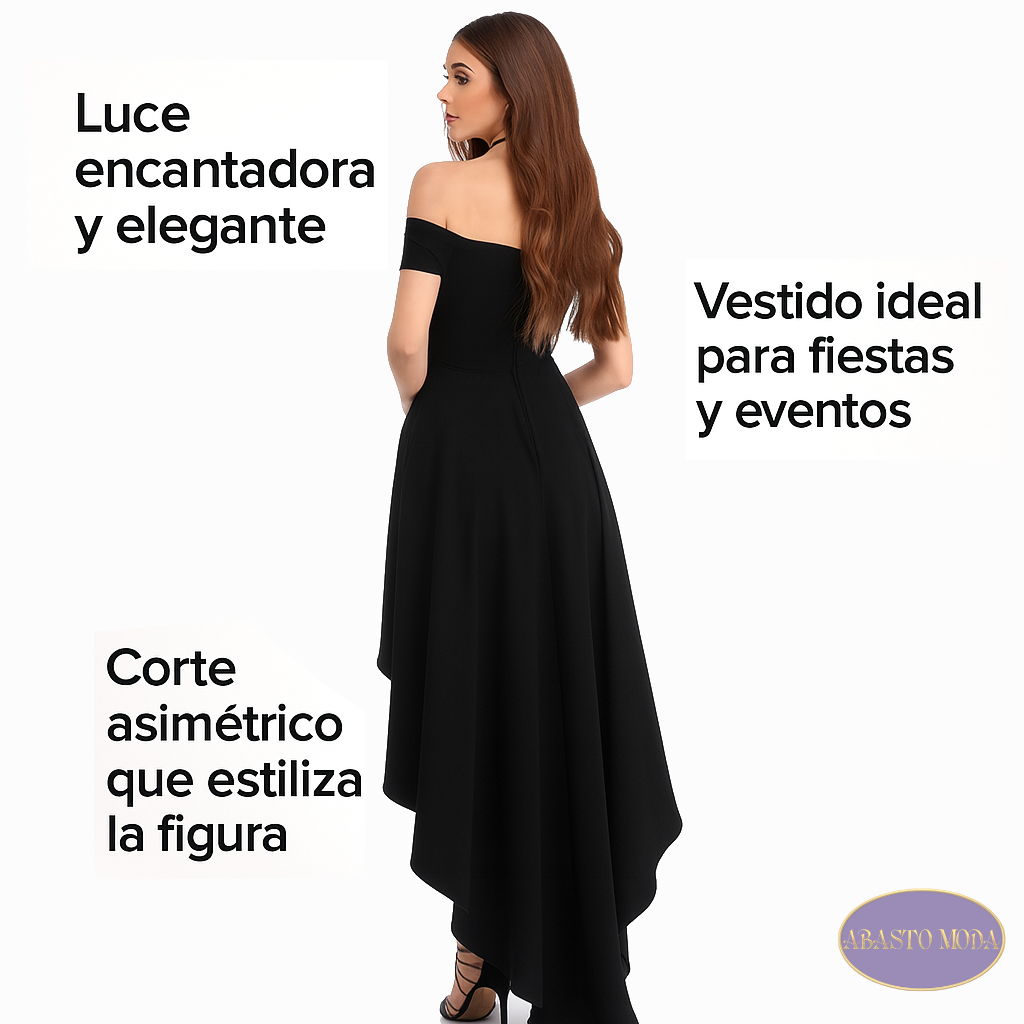 Vestidos De Fiesta Moderno Casual Coctel Asimetrico