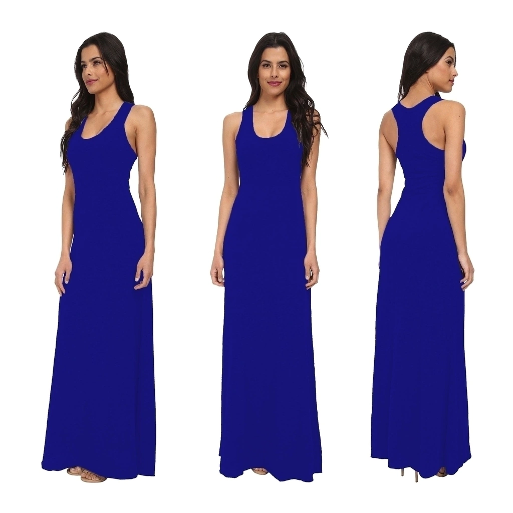 Vestido Largo De Mujer Maxi Faldas Art875