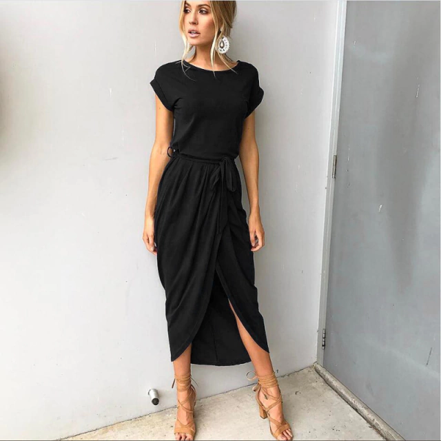 Vestido Largos Informal De Mujer Para Paseos, Oficina Art850