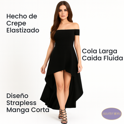 Vestidos De Fiesta Moderno Casual Coctel Asimetrico