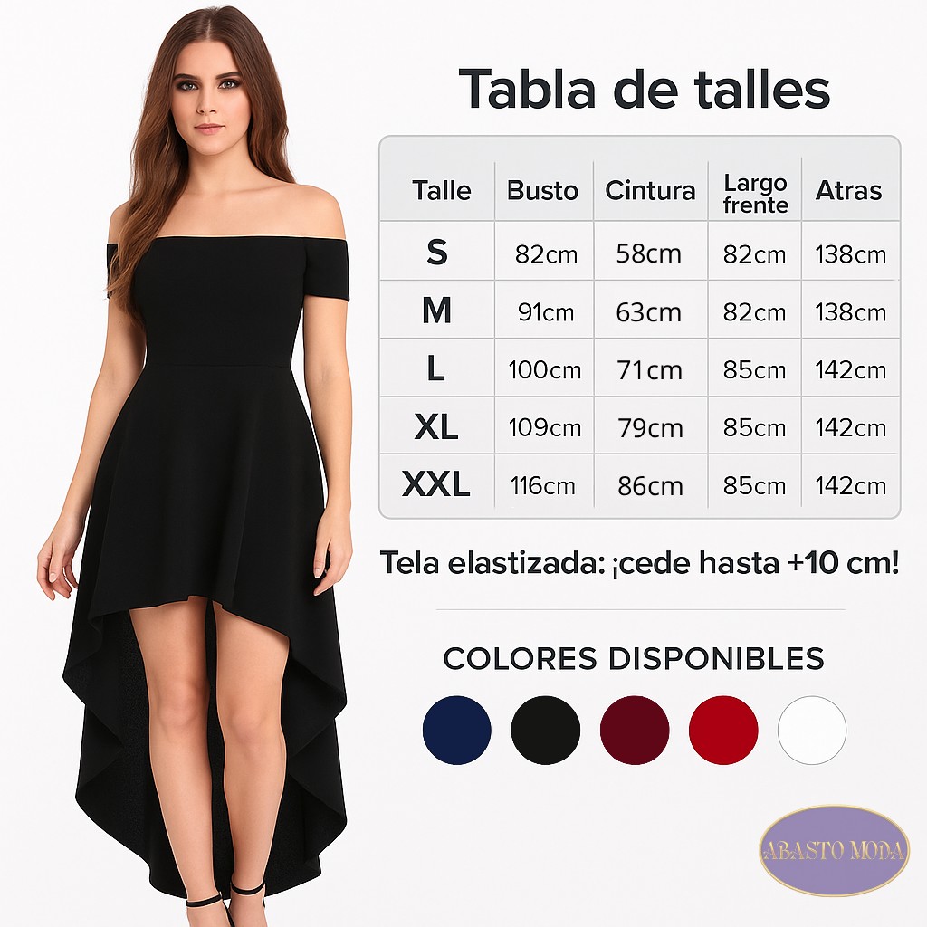 Vestidos De Fiesta Moderno Casual Coctel Asimetrico