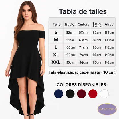 Vestidos De Fiesta Moderno Casual Coctel Asimetrico